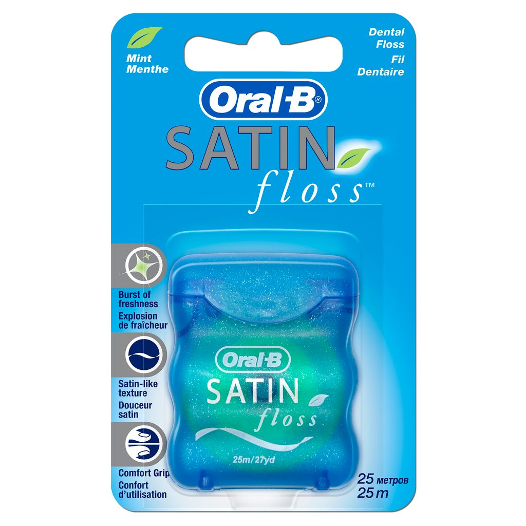 фото упаковки Oral-B Satin Floss Зубная нить