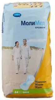 фото упаковки Molimed Premium прокладки урологические для женщин Мини