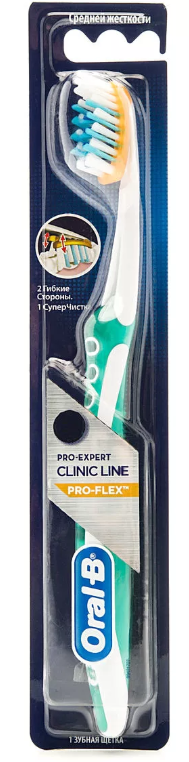 фото упаковки Oral-B ProExpert Clinic Line Pro-Flex 38 Зубная щетка средняя