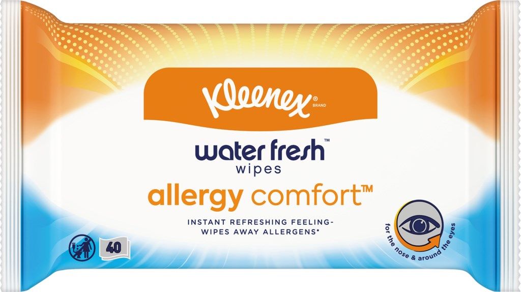 фото упаковки Kleenex Allergy Comfort Салфетки влажные