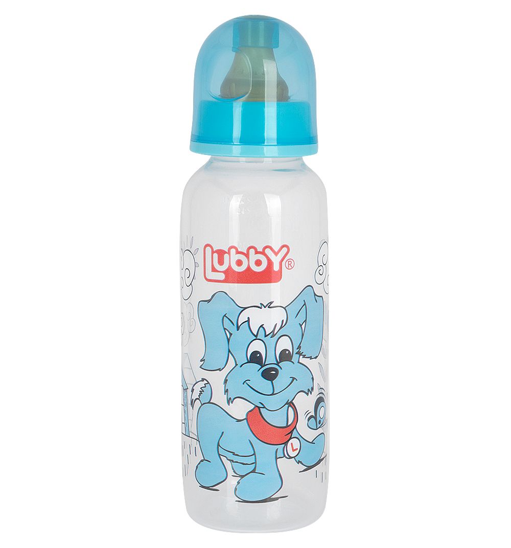фото упаковки Lubby Бутылочка с латексной соской веселые животные