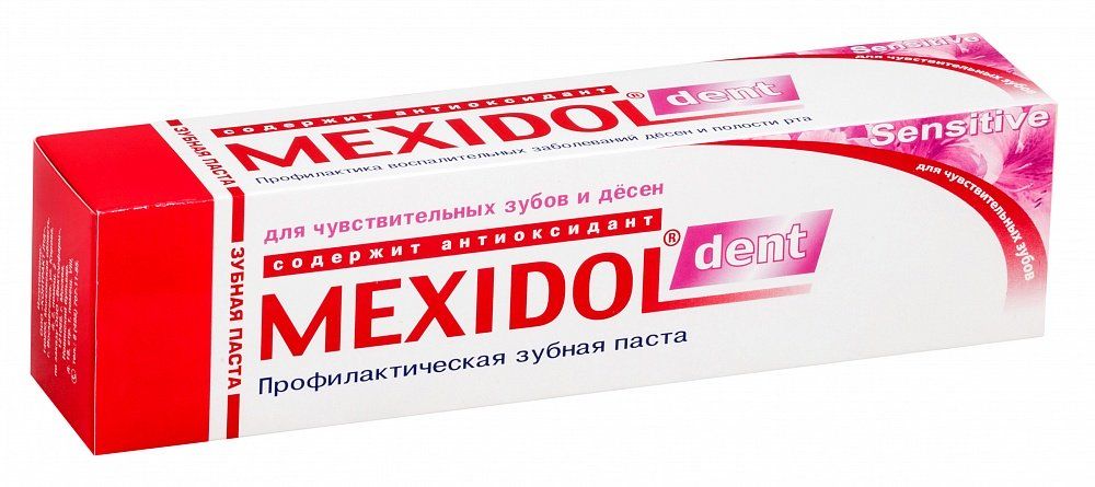 Mexidol dent Sensitive Зубная паста, паста зубная, 65 г, 1 шт.