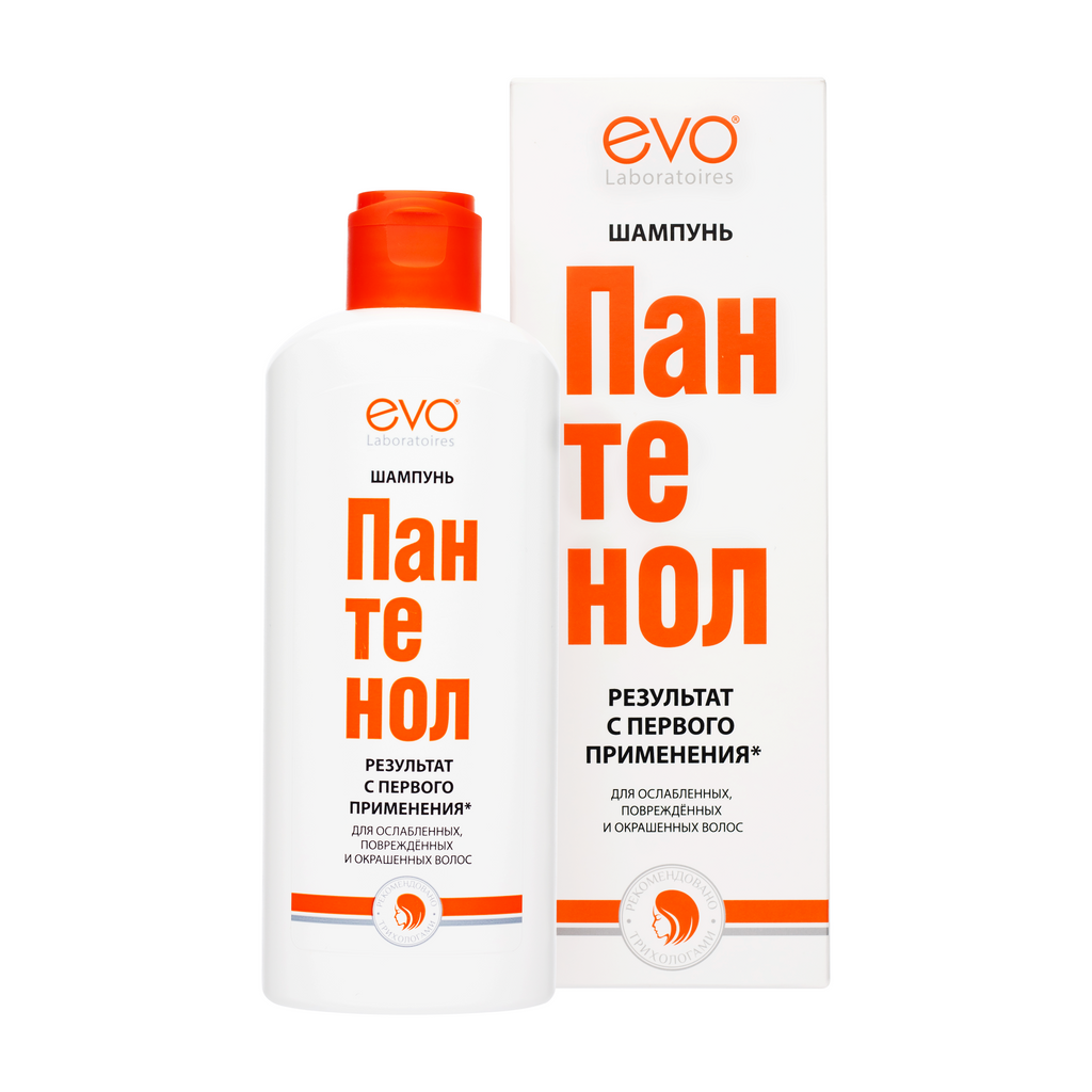 фото упаковки Пантенол EVO шампунь для сухих и поврежденных волос