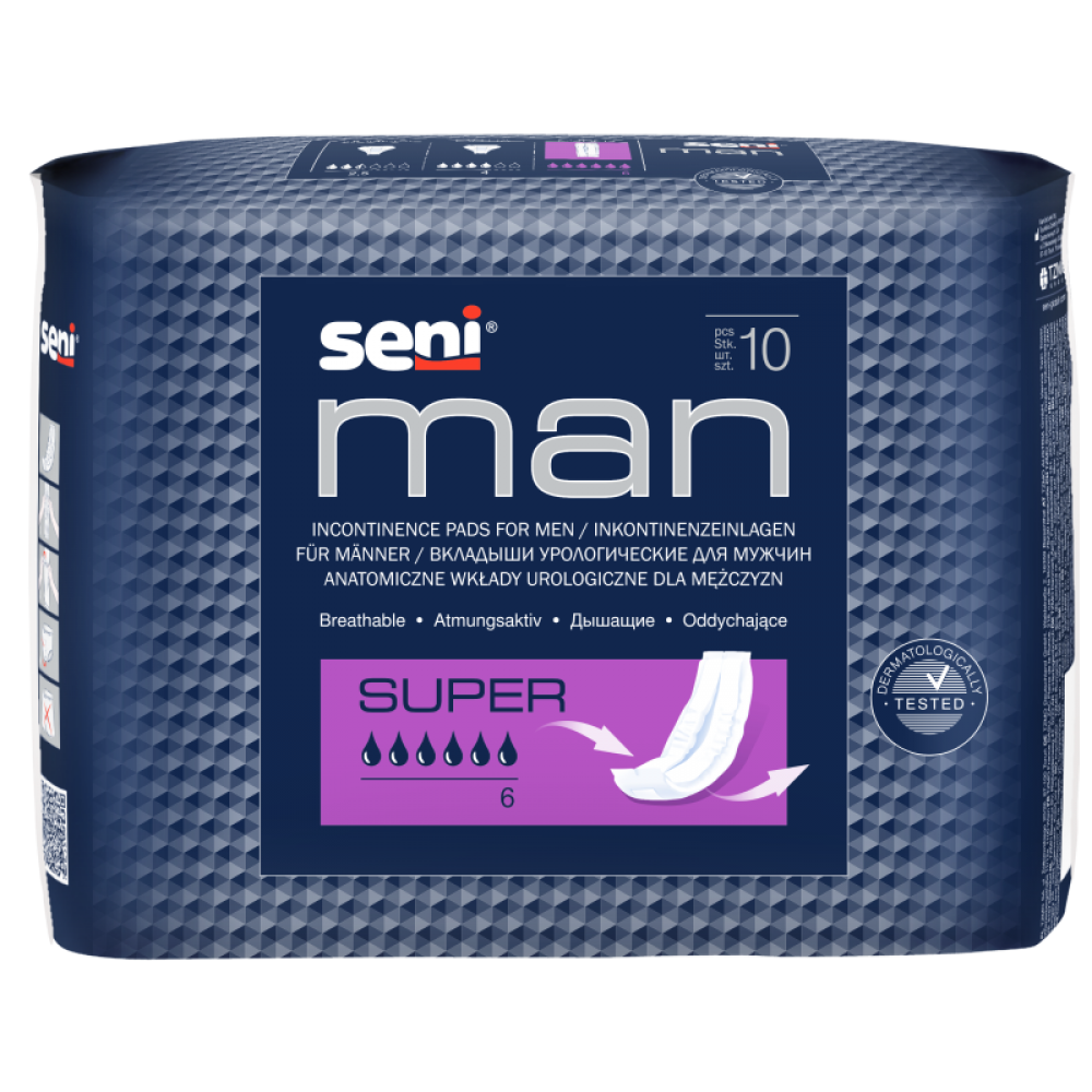фото упаковки Seni Man Super Вкладыши урологические