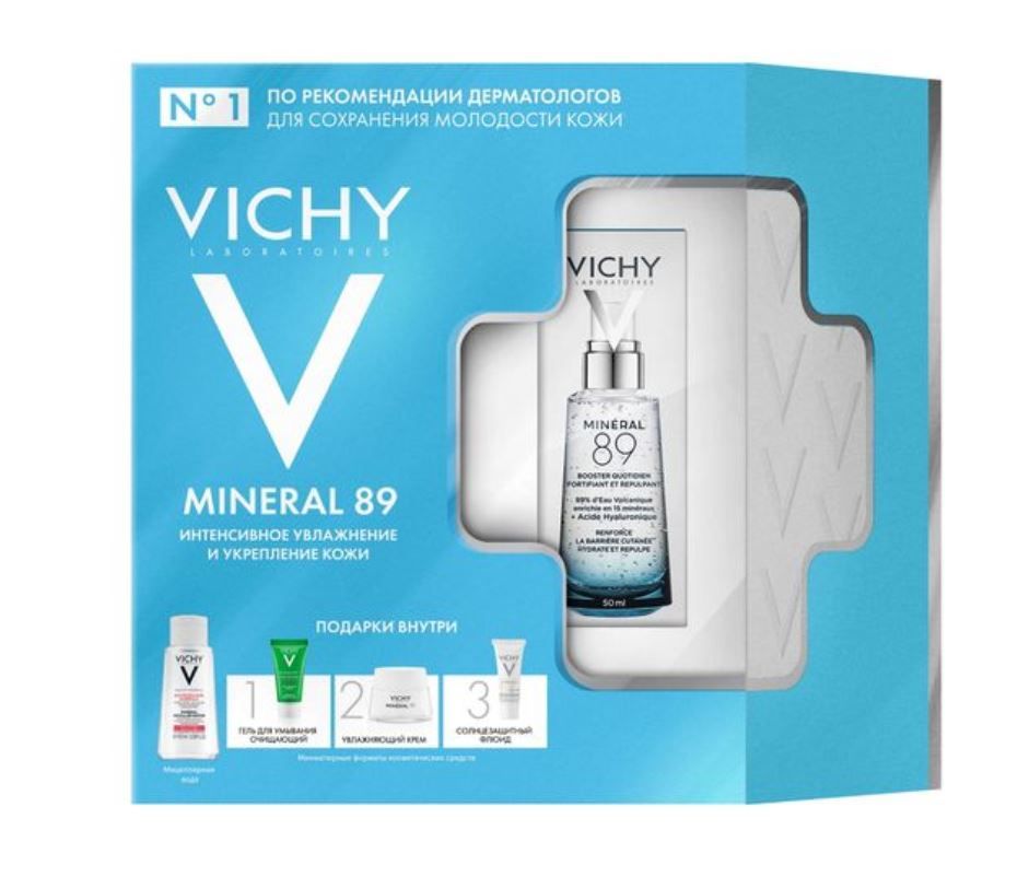 фото упаковки Vichy Mineral 89 Набор Интенсивное увлажнение и укрепление кожи