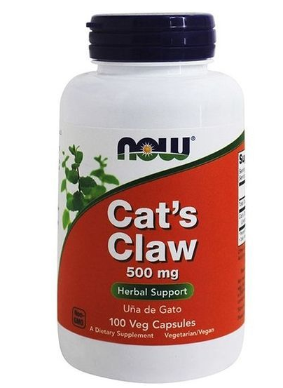 фото упаковки NOW Cat's Claw Extract Экстракт кошачьего когтя