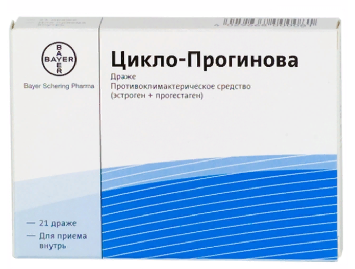 Цикло-Прогинова, набор таблеток, покрытых оболочкой, 21 шт.