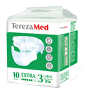 TerezaMed Extra подгузники для взрослых дневные, Large L (3), 100-150 см, 10 шт.