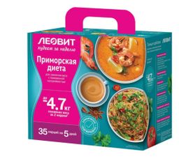 ЛЕОВИТ Худеем за неделю Программа питания приморская диета