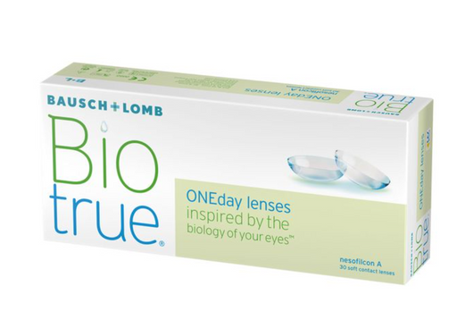 Bausch&Lomb Biotrue ONEday Контактные линзы однодневные, BC=8.6 d=14.2, D(-5.50), 30 шт.