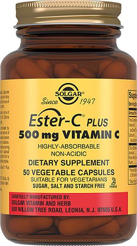 Solgar Эстер-С плюс Витамин C 500 мг, капсулы, 50 шт.
