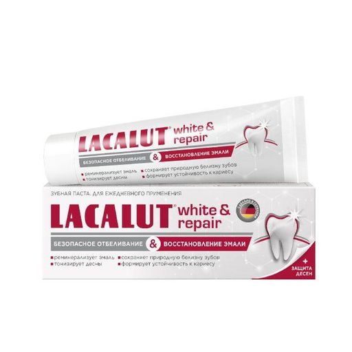 Lacalut White&Repair зубная паста, паста зубная, 65 мл, 1 шт.