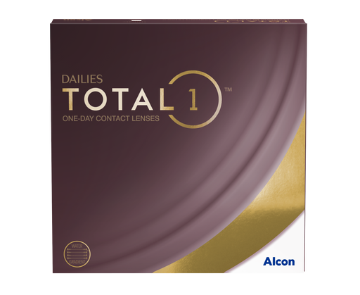 Alcon Dailies Total 1 Линзы контактные однодневные, BC=8.5D(-4.00), 90 шт.