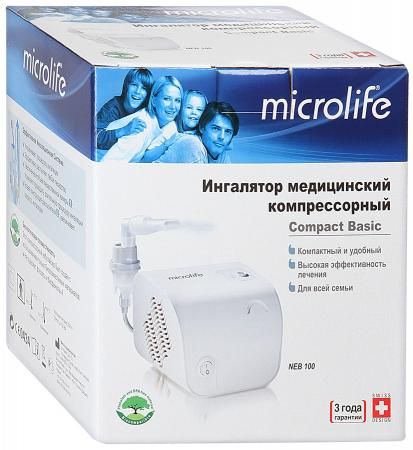 Ингалятор компрессорный Microlife NEB 100, мод. NEB 100, 1 шт.