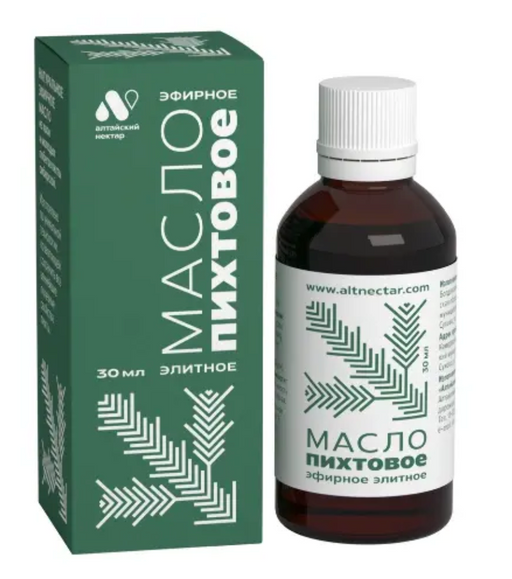 Алтайский нектар Масло пихтовое эфирное, масло эфирное, 30 мл, 1 шт.