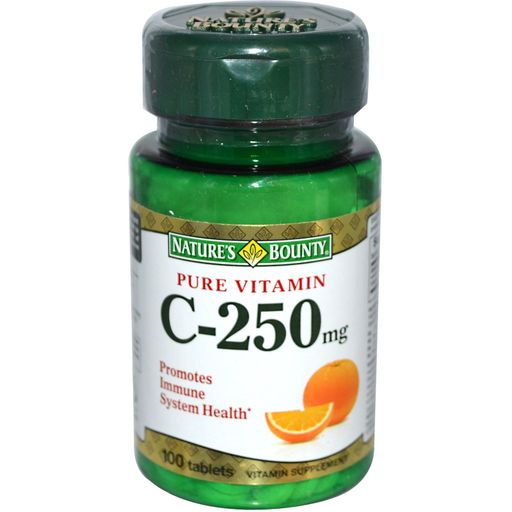 Чистый витамин C 250 мг, 250 мг, таблетки, 100 шт.